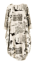 Load image into Gallery viewer, Flocking Script Midi Dress
