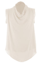 Load image into Gallery viewer, Sleeveless Cowl Neck Silk Top
