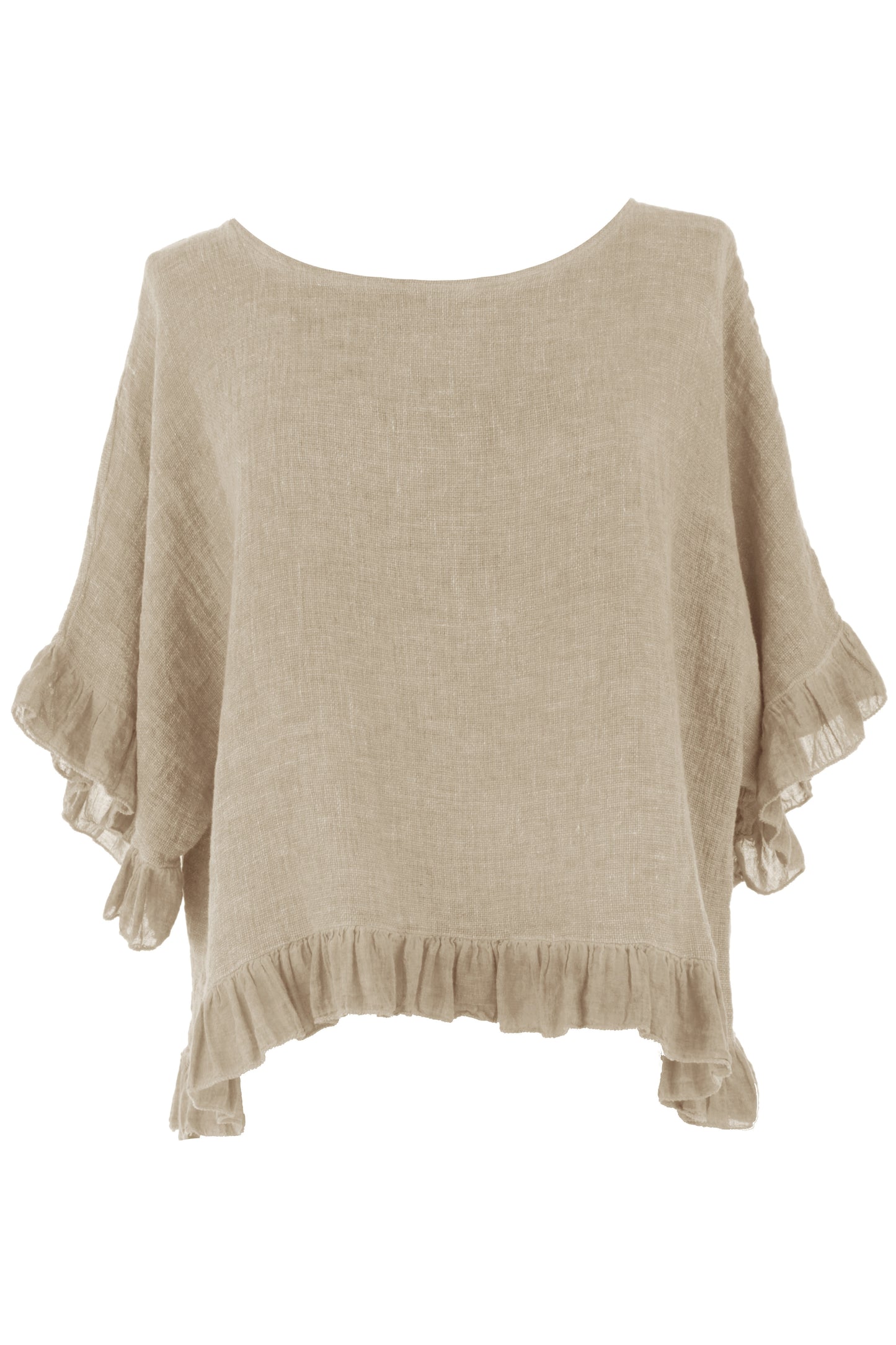Frill Hem Teabag Top