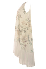 Load image into Gallery viewer, Floral Frill Hem Linen Dress

