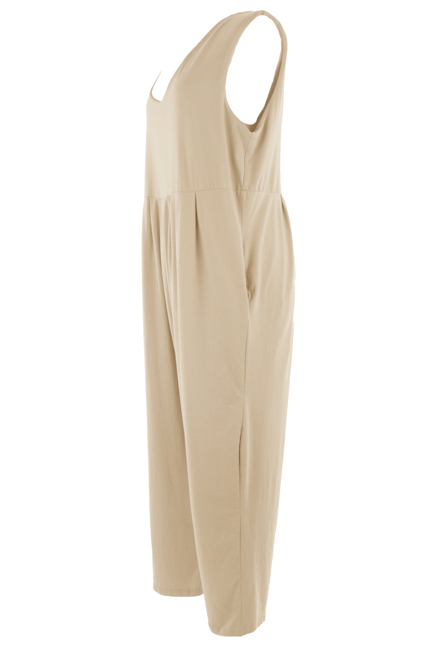 Sleeveless Drop Crotch Jumpsuit