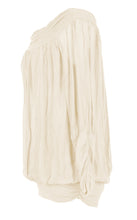 Load image into Gallery viewer, Ruched Neck Silk Blouse
