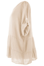 Load image into Gallery viewer, Tiered Hem Cotton Top

