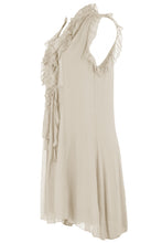 Load image into Gallery viewer, Sleeveless Frill Tassel Silk Tunic
