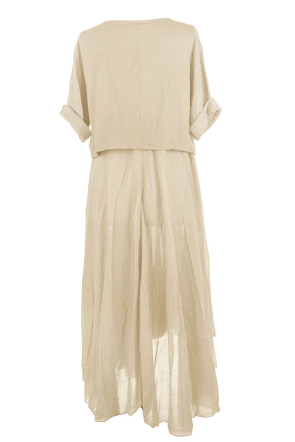 2 Piece Flare Dress