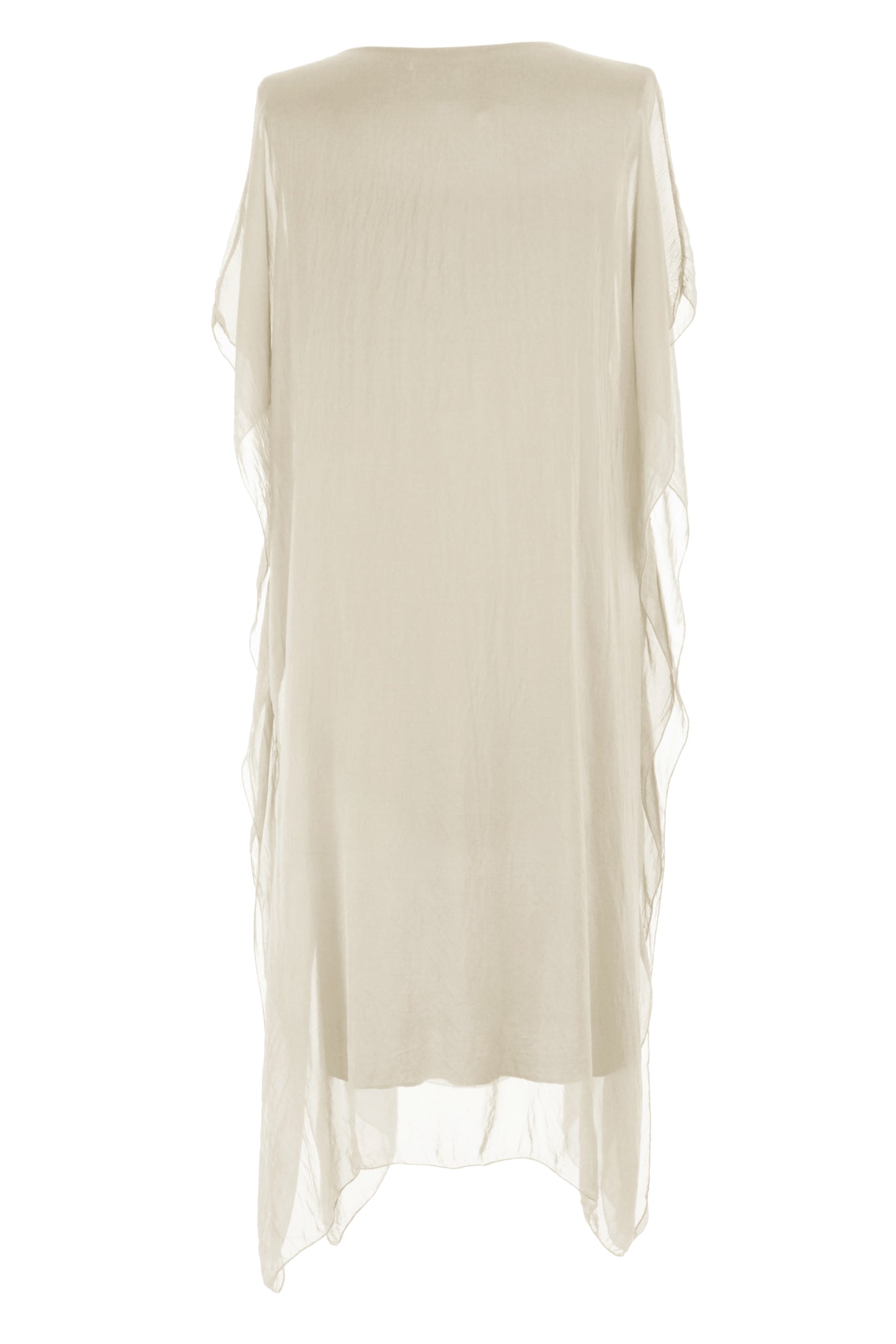 Batwing Silk Kaftan Midi