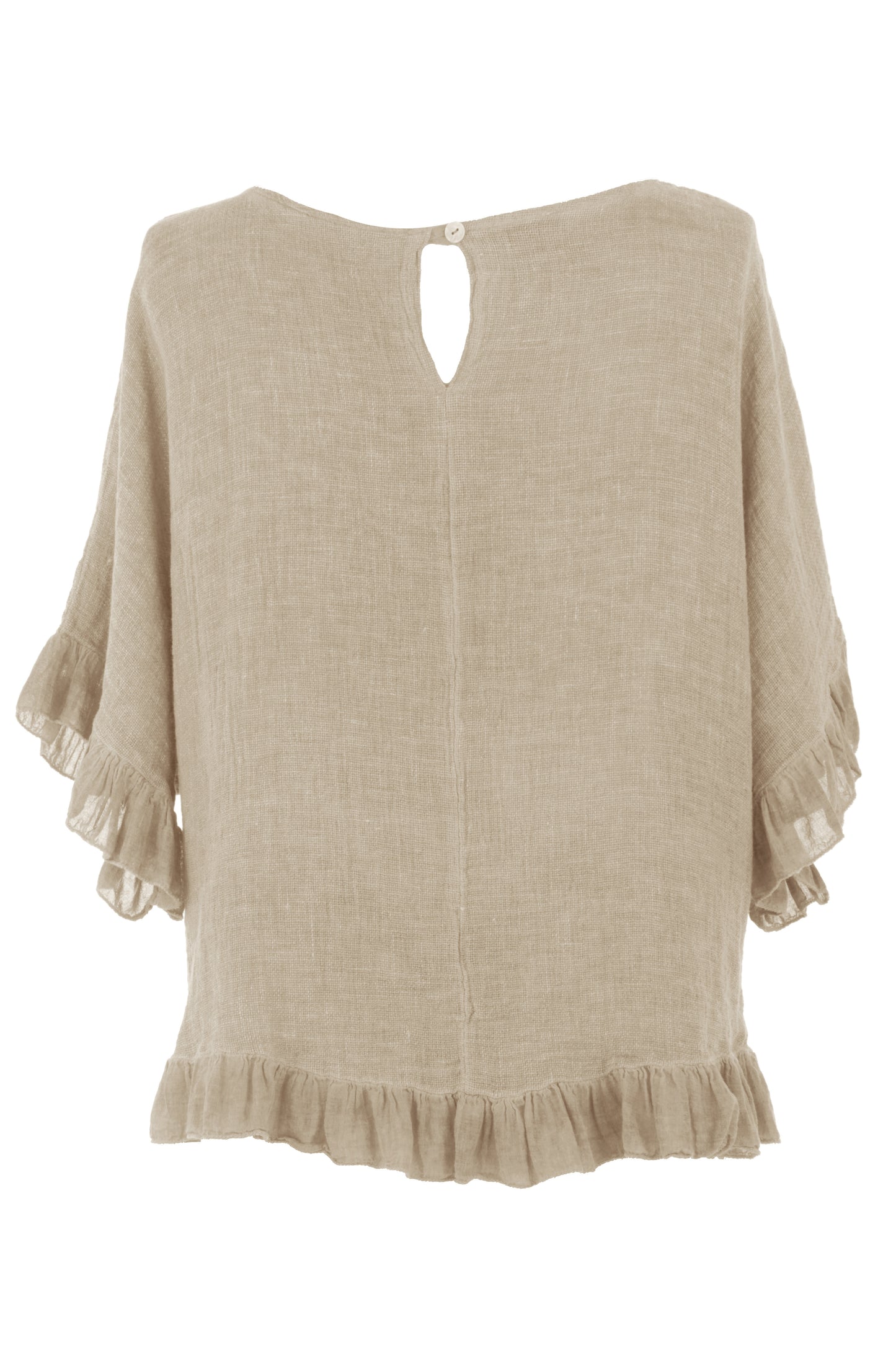 Frill Hem Teabag Top
