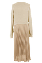 Load image into Gallery viewer, Pleated Satin Jumper Dress
