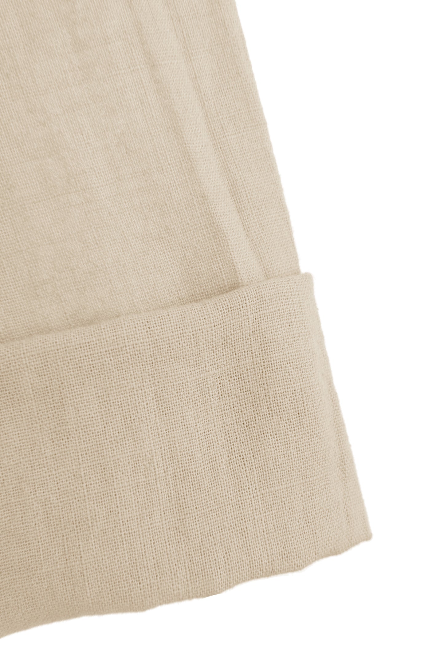 Pleat Detail Linen Dress