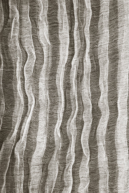 Stripe Crinkle Scarf