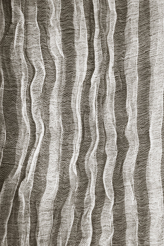 Stripe Crinkle Scarf