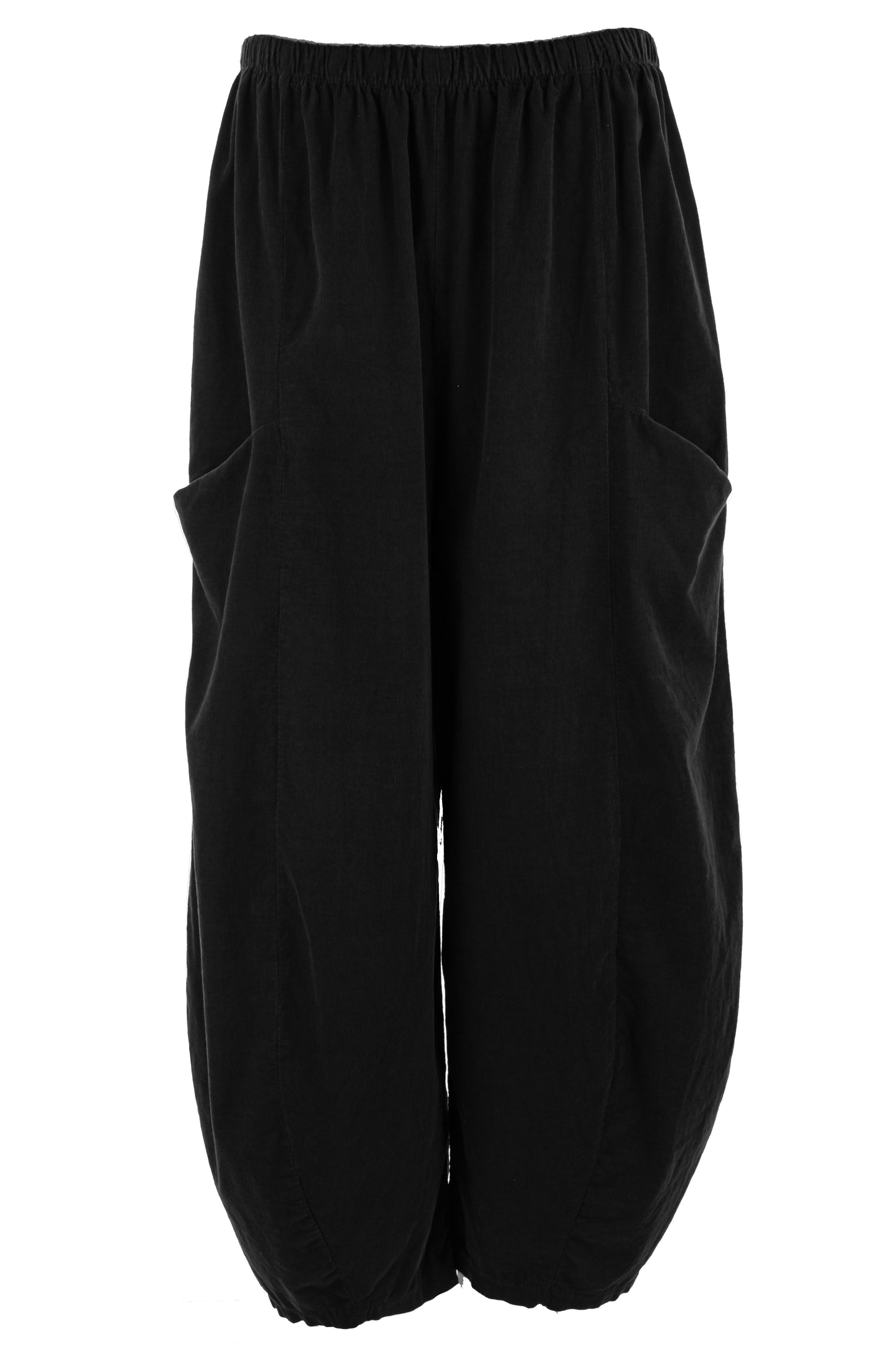 2 Slit Pocket Barrel Leg Corduroy Trouser