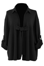 Load image into Gallery viewer, Tie Front Jersey Jacket
