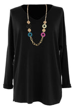 Load image into Gallery viewer, V Neck Soft Knit Necklace Jumper
