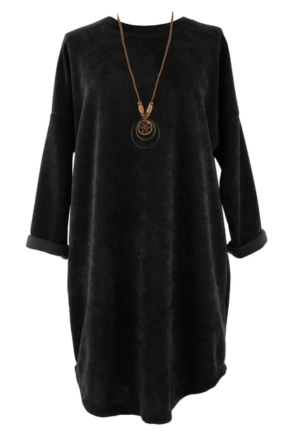 Chenille Necklace Dress