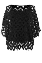 Load image into Gallery viewer, Diamond Crochet Top with Vest
