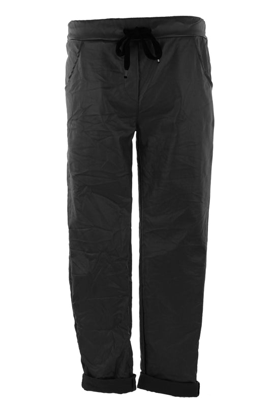 Faux Leather Trouser