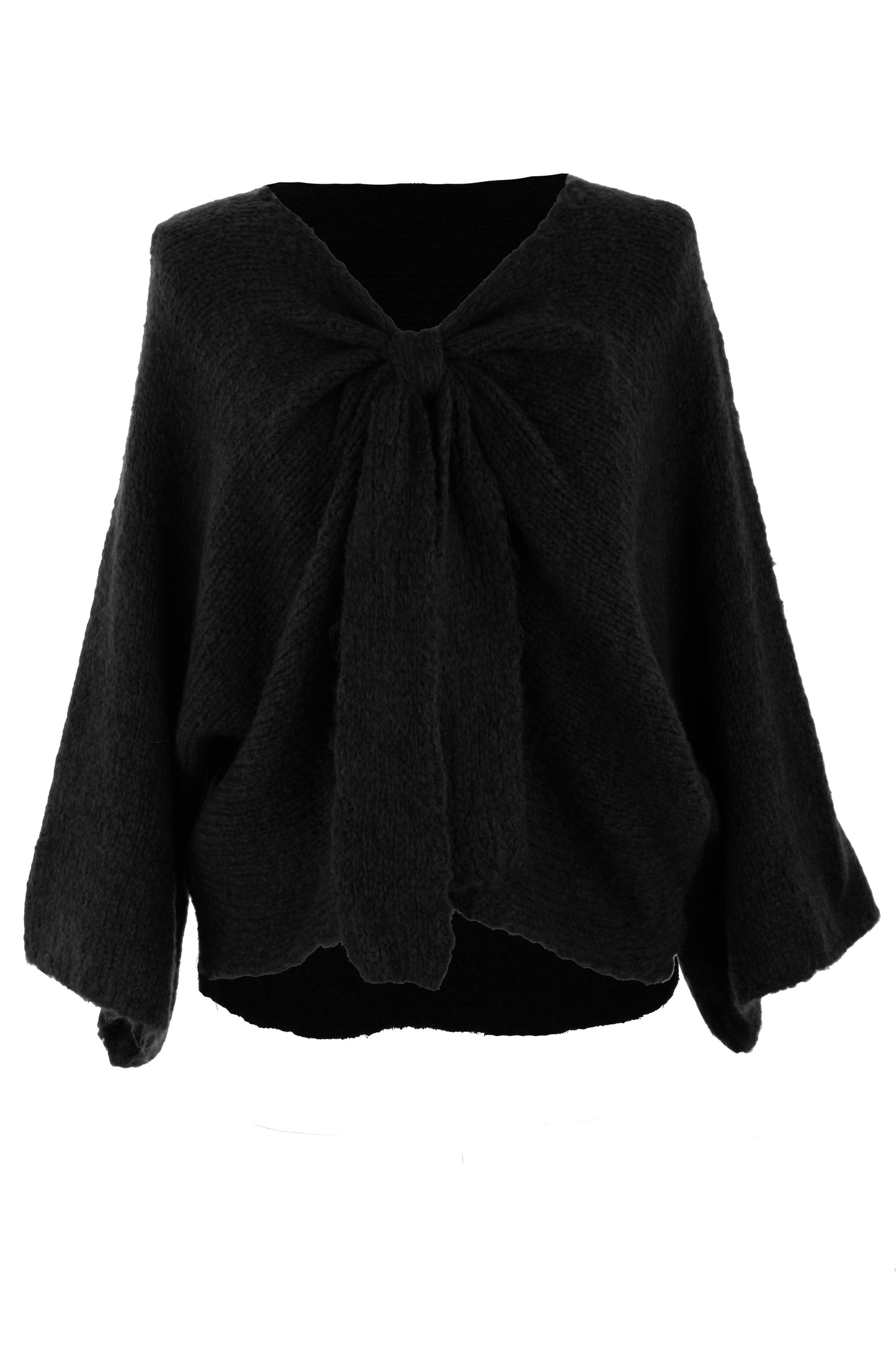 Bow Front Wool Jumper
