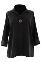 Load image into Gallery viewer, One Button Detail Corduroy Top
