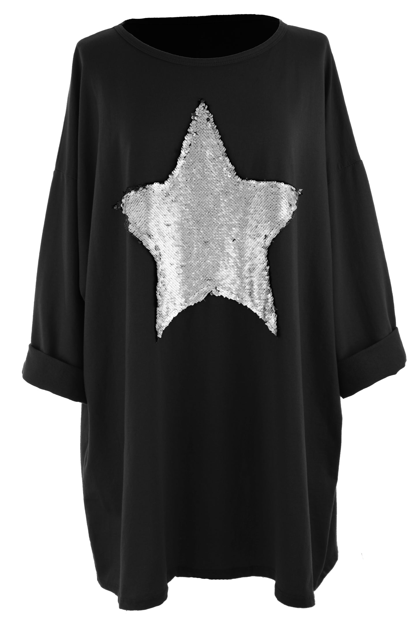 Sequin Star Jersey Tunic