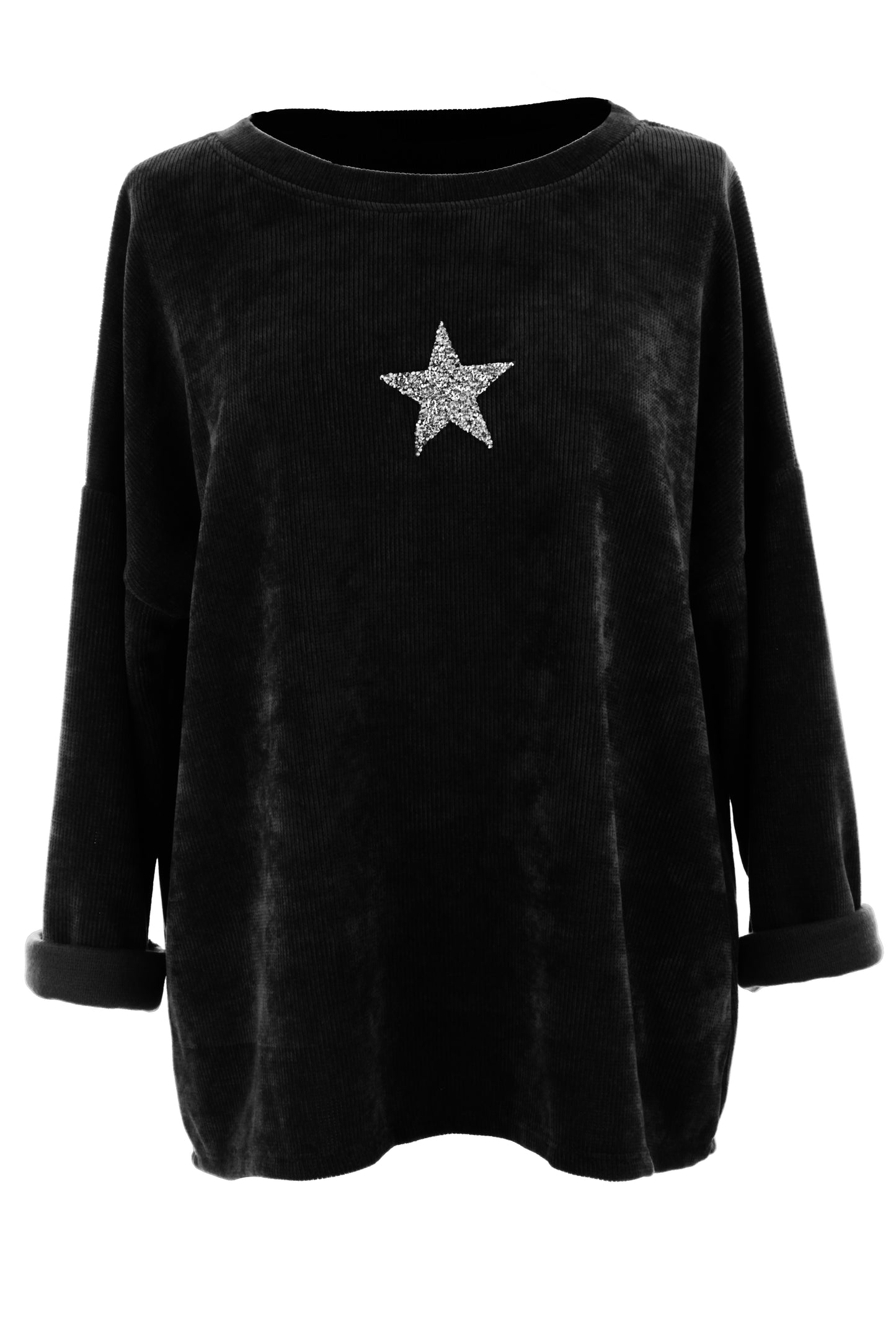 Star Detail Chenille Top