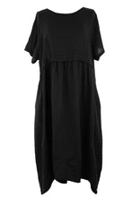 Load image into Gallery viewer, Pleat Detail Linen Dress

