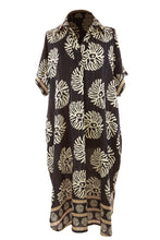 Load image into Gallery viewer, Boho Print Collar Midi

