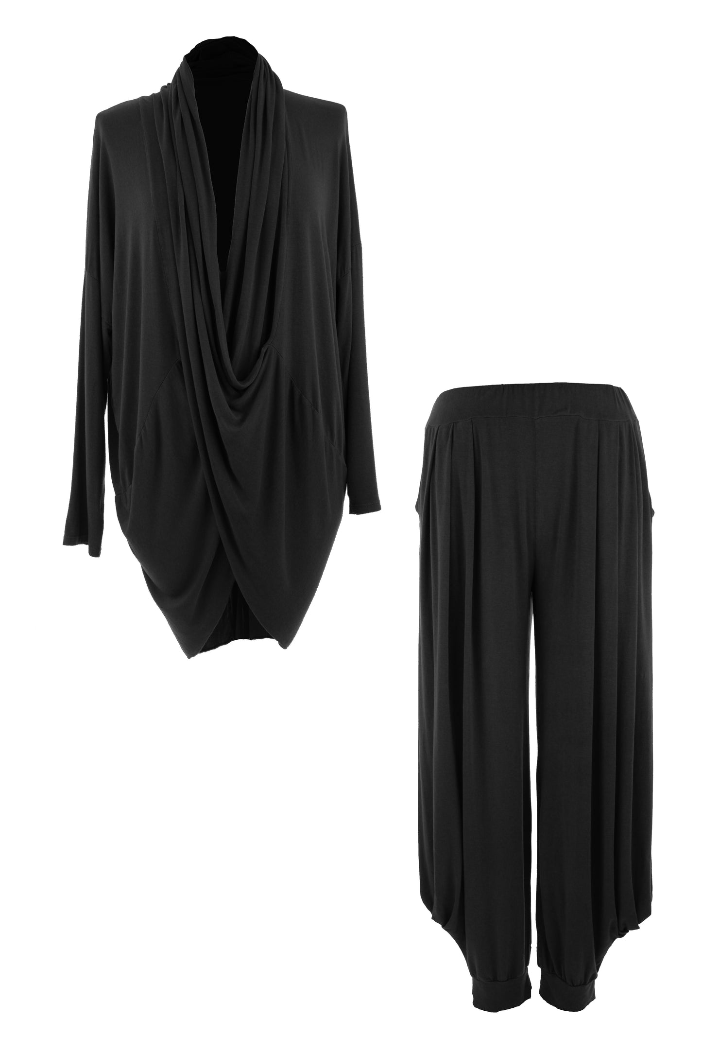 Crossover Tunic Trouser Set