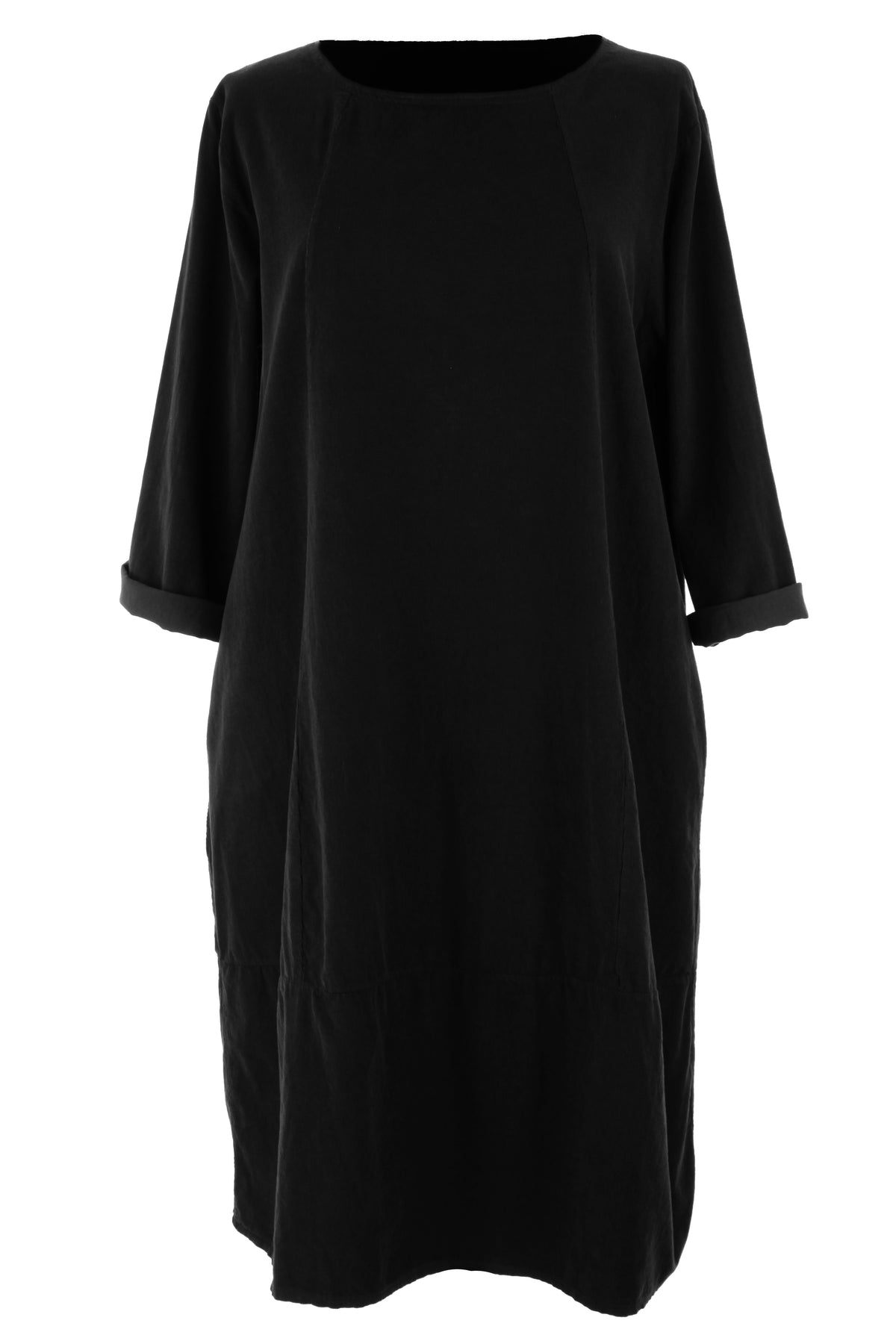 3/4 Sleeve Corduroy Dress