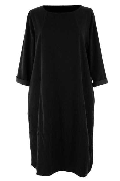 3/4 Sleeve Corduroy Dress