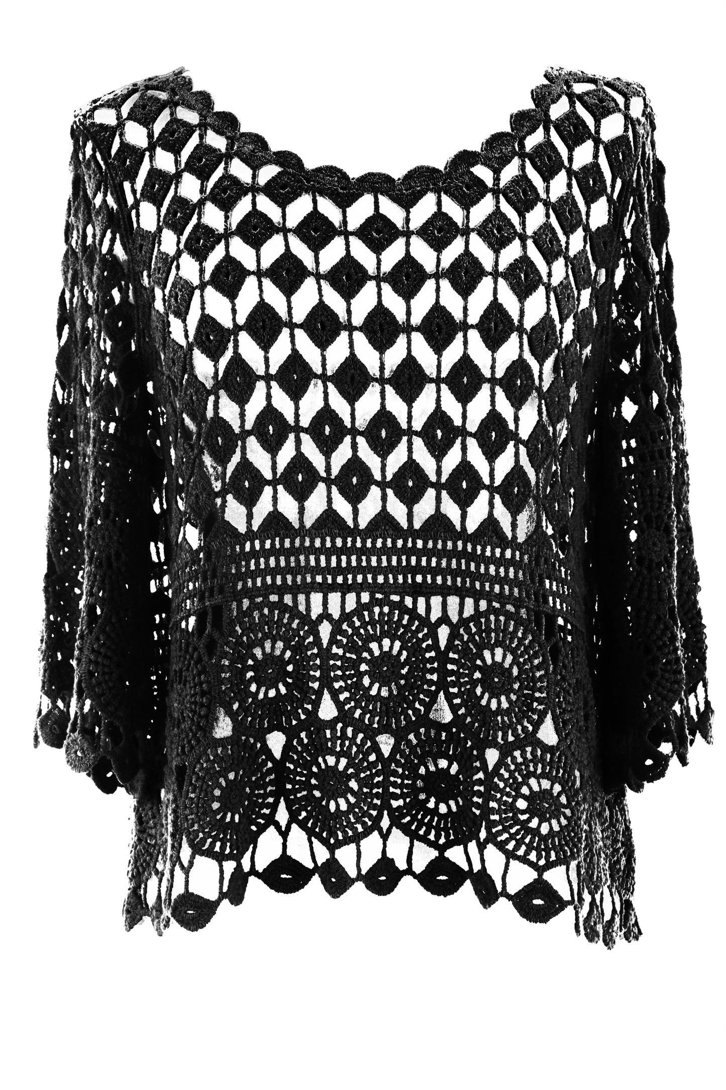 Crochet Top with Vest
