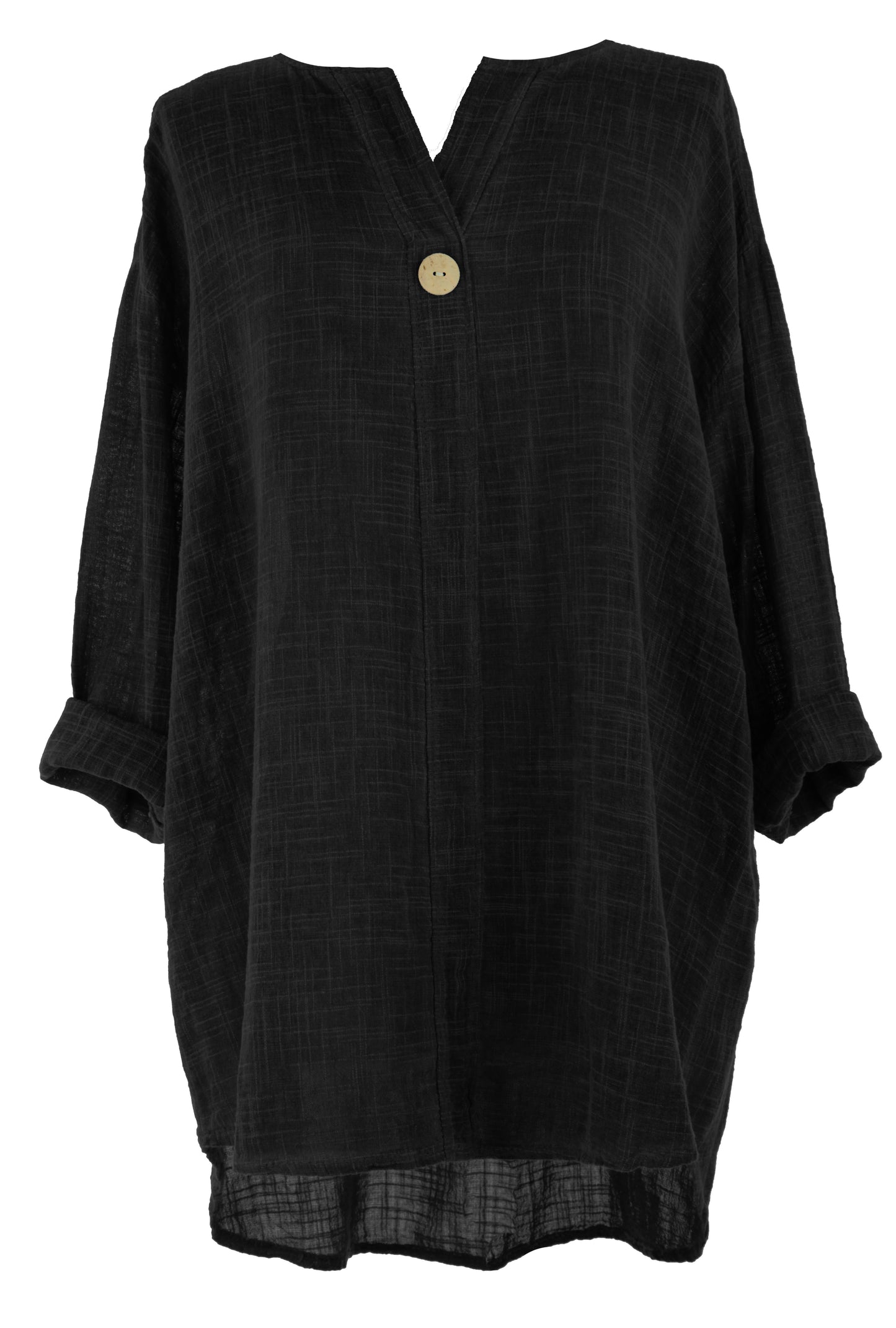 Button Detail Cotton Top