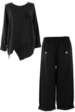 Load image into Gallery viewer, Flap Pocket Sweatshirt &amp; Trouser Set
