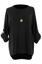 Load image into Gallery viewer, Button Detail Corduroy Top
