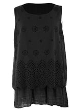 Load image into Gallery viewer, Broderie Anglaise Layered Vest
