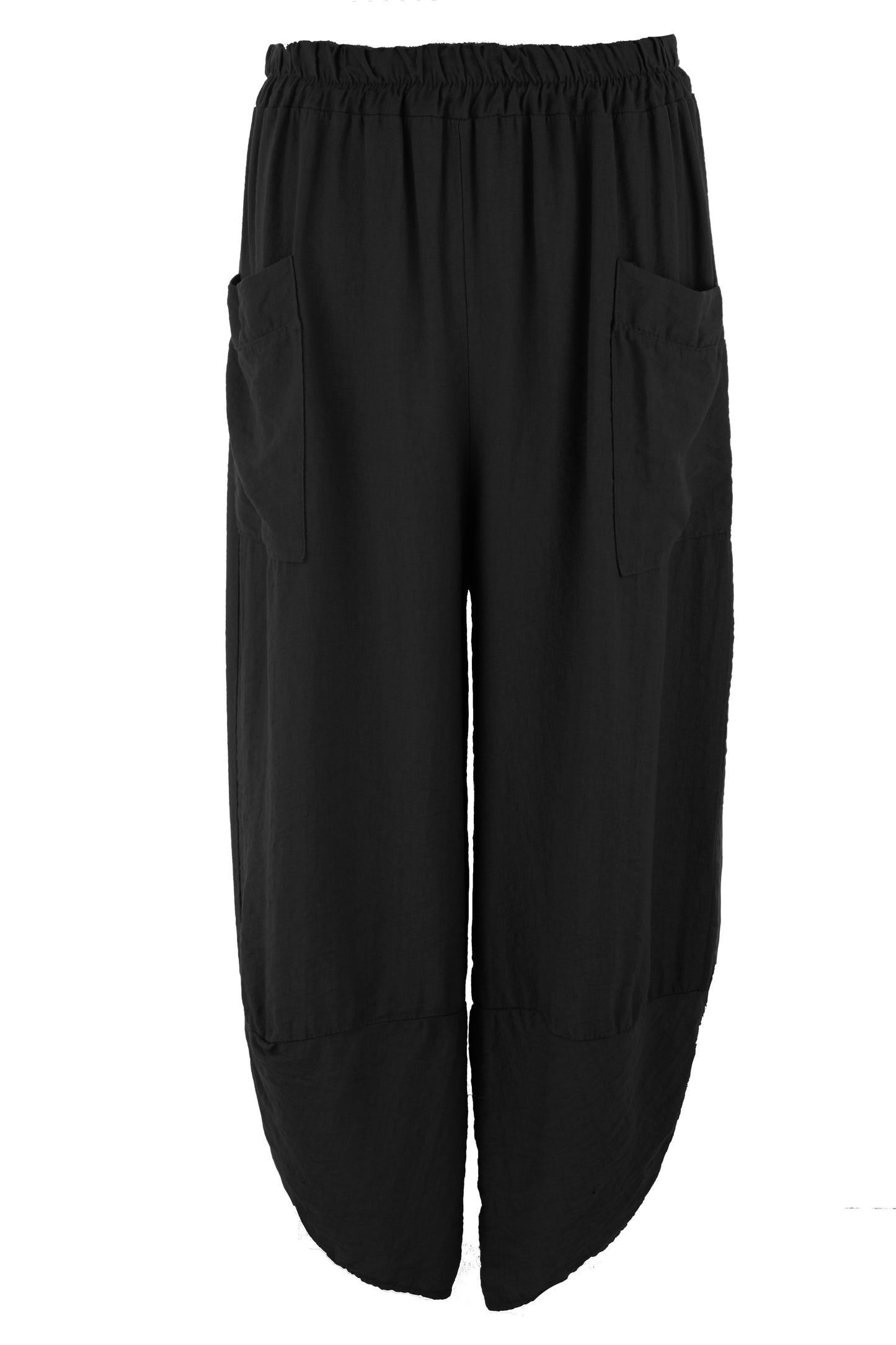 2 Pocket Ankle Length Barrel Leg Trouser