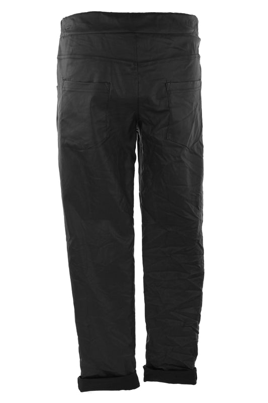 Faux Leather Trouser