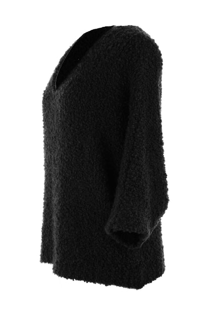 V Neck Boucle Jumper