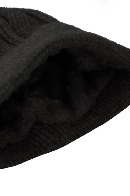 Zigzag Cashmere Knit Hat