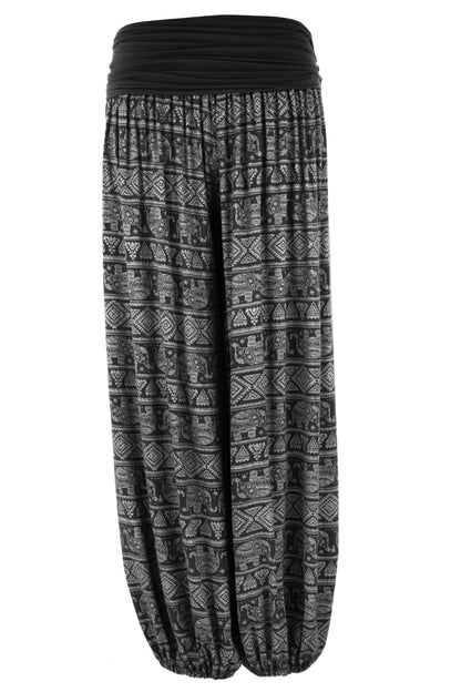 Elephant Print Harem Trouser