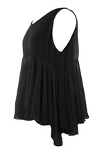 Load image into Gallery viewer, Sleeveless Swing Silk Top
