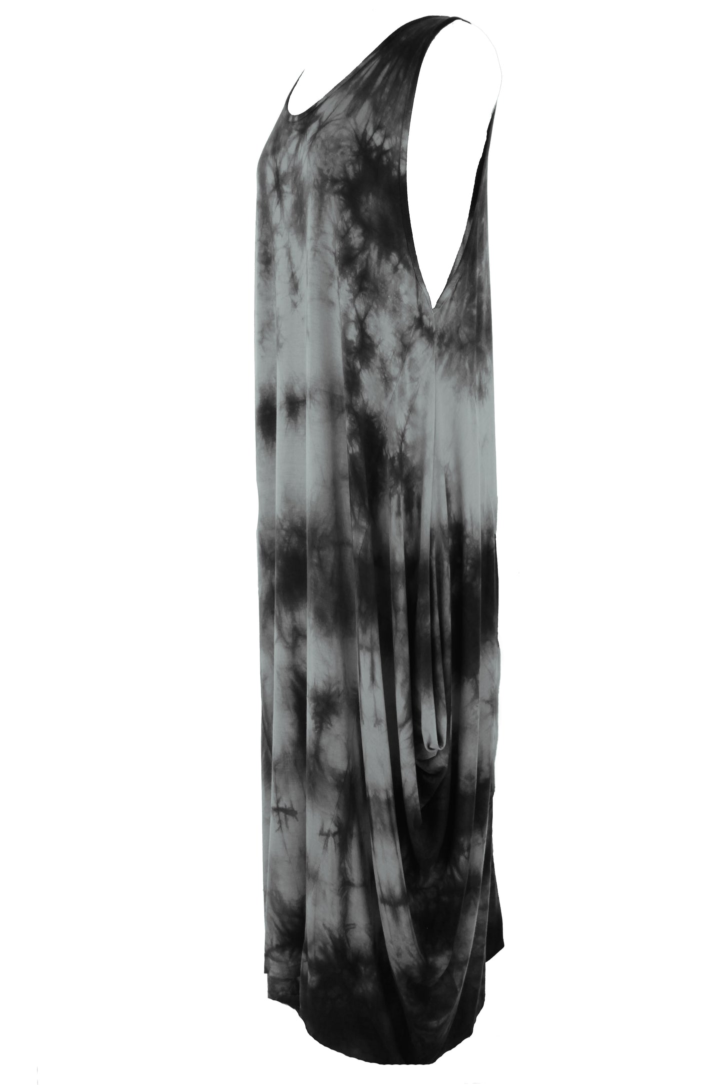 Sleeveless Tie Dye Midi Dress