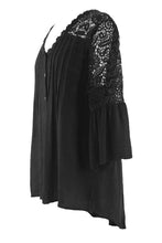 Load image into Gallery viewer, Crochet Lace Back Shirt
