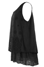 Load image into Gallery viewer, Broderie Anglaise Layered Vest
