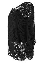 Load image into Gallery viewer, Flower Pattern Crochet Top with Vest
