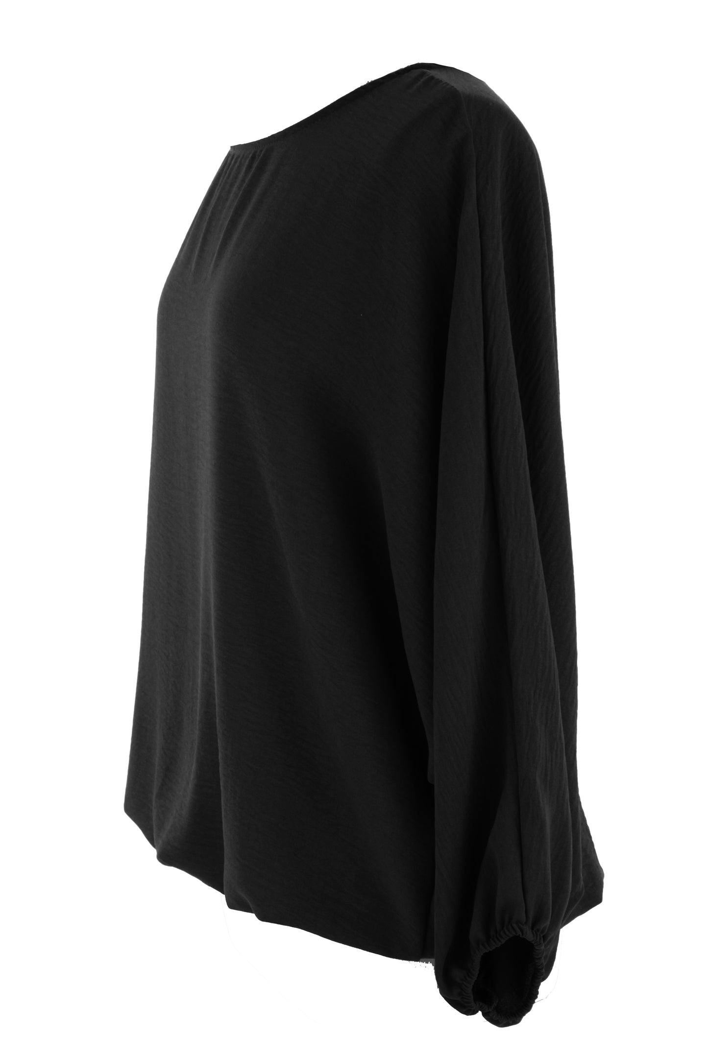 Puffball Hem Necklace Top