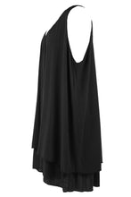 Load image into Gallery viewer, Sleeveless Crochet Back Layered Dress

