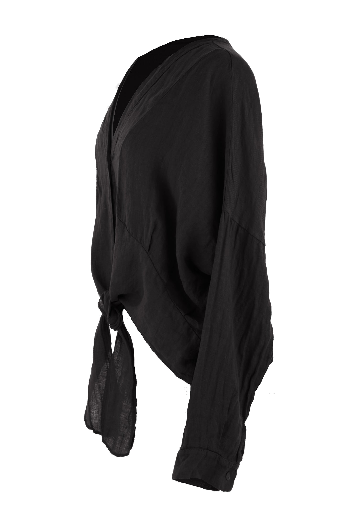 Tie Front Linen Shirt