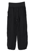 Load image into Gallery viewer, Ruched Ankle Linen Trouser
