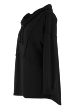 Load image into Gallery viewer, Seam Detail Jersey Hooded Top
